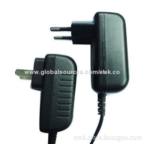 Switching Adapters with 3.3 to 24V Output Voltage and 5W Output Power